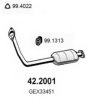 GB4 GEX33459 Front Silencer